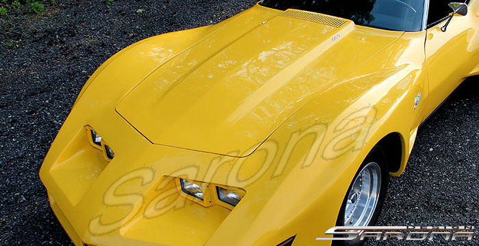 Custom Chevy Corvette  Coupe & Convertible Hood (1973 - 1976) - $890.00 (Part #CH-012-HD)